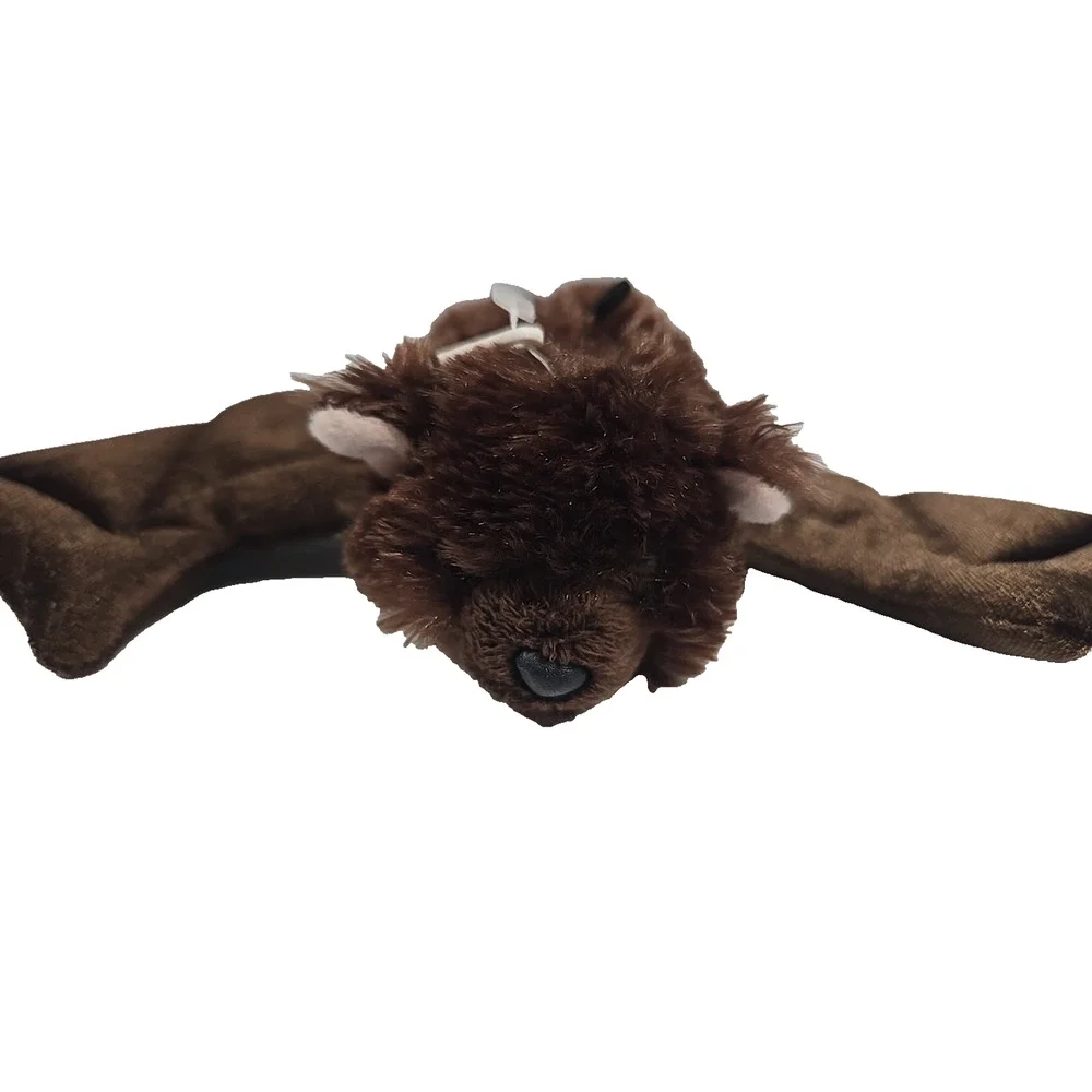 Aurora World 2021 Bat Mini Flopsie Brown Plush Stuffed Toy 6 Inch Halloween
